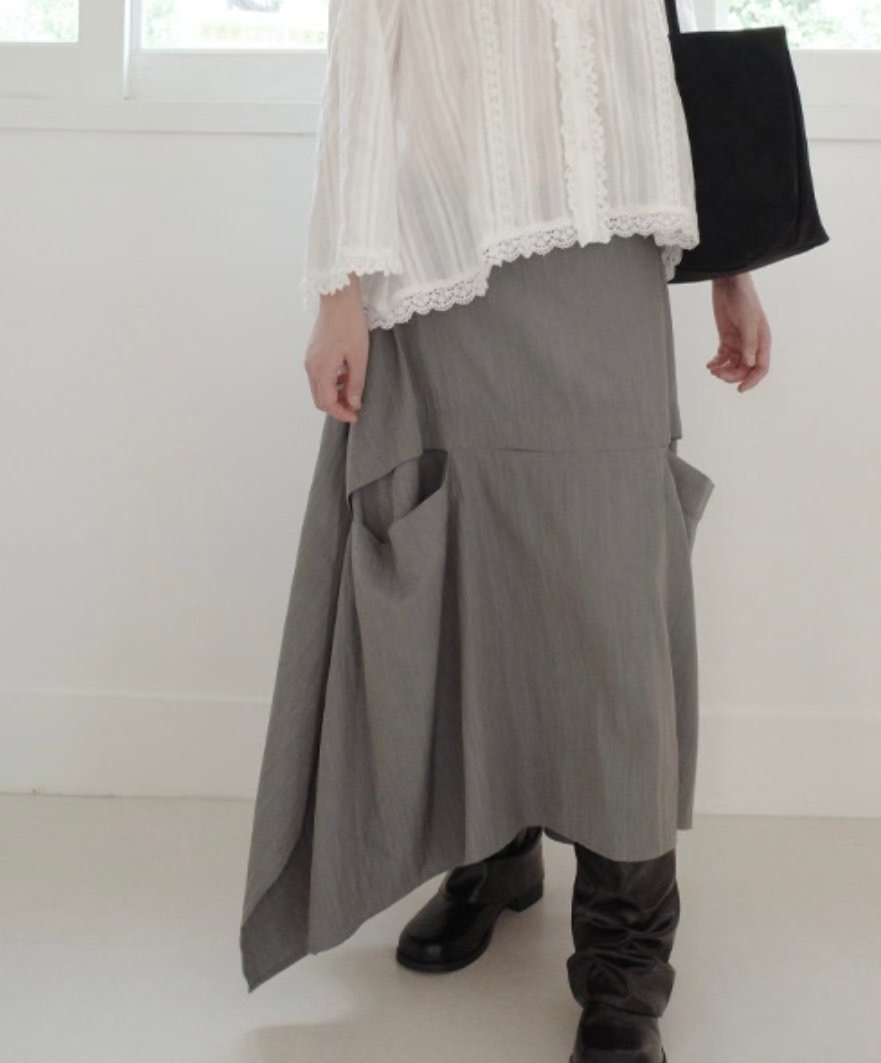 UGIPAL東大門㊣直郵女士新款真品熱賣時尚休閑職業25秋冬長裙UGIPAL長裙