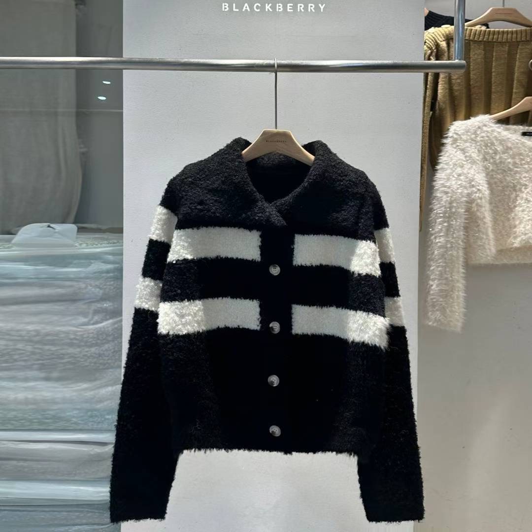BLACKBERRY韓國代購㊣女裝新款休閑職業推薦熱賣25秋冬針織衫BLACKBERRY針織衫圖色2
