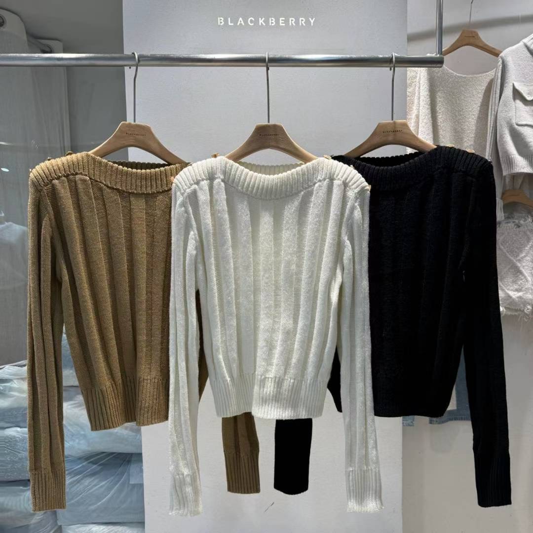BLACKBERRY東大門㊣直郵女裝新款真品人氣熱賣推薦時尚針織衫BLACKBERRY針織衫