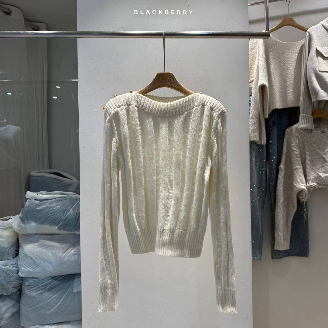 BLACKBERRY東大門㊣直郵女裝新款真品人氣熱賣推薦時尚針織衫BLACKBERRY針織衫圖色1