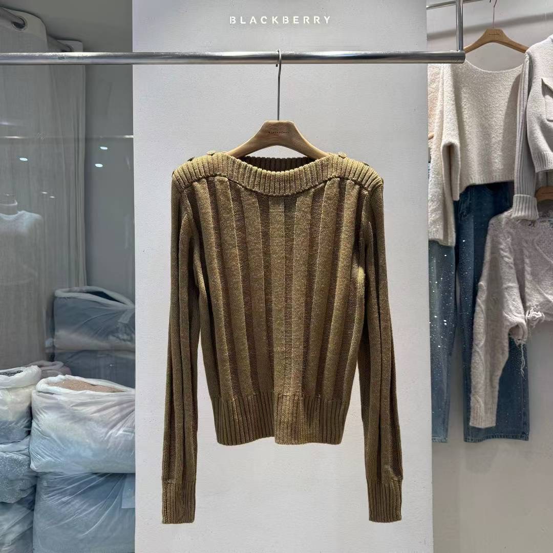 BLACKBERRY東大門㊣直郵女裝新款真品人氣熱賣推薦時尚針織衫BLACKBERRY針織衫圖色2