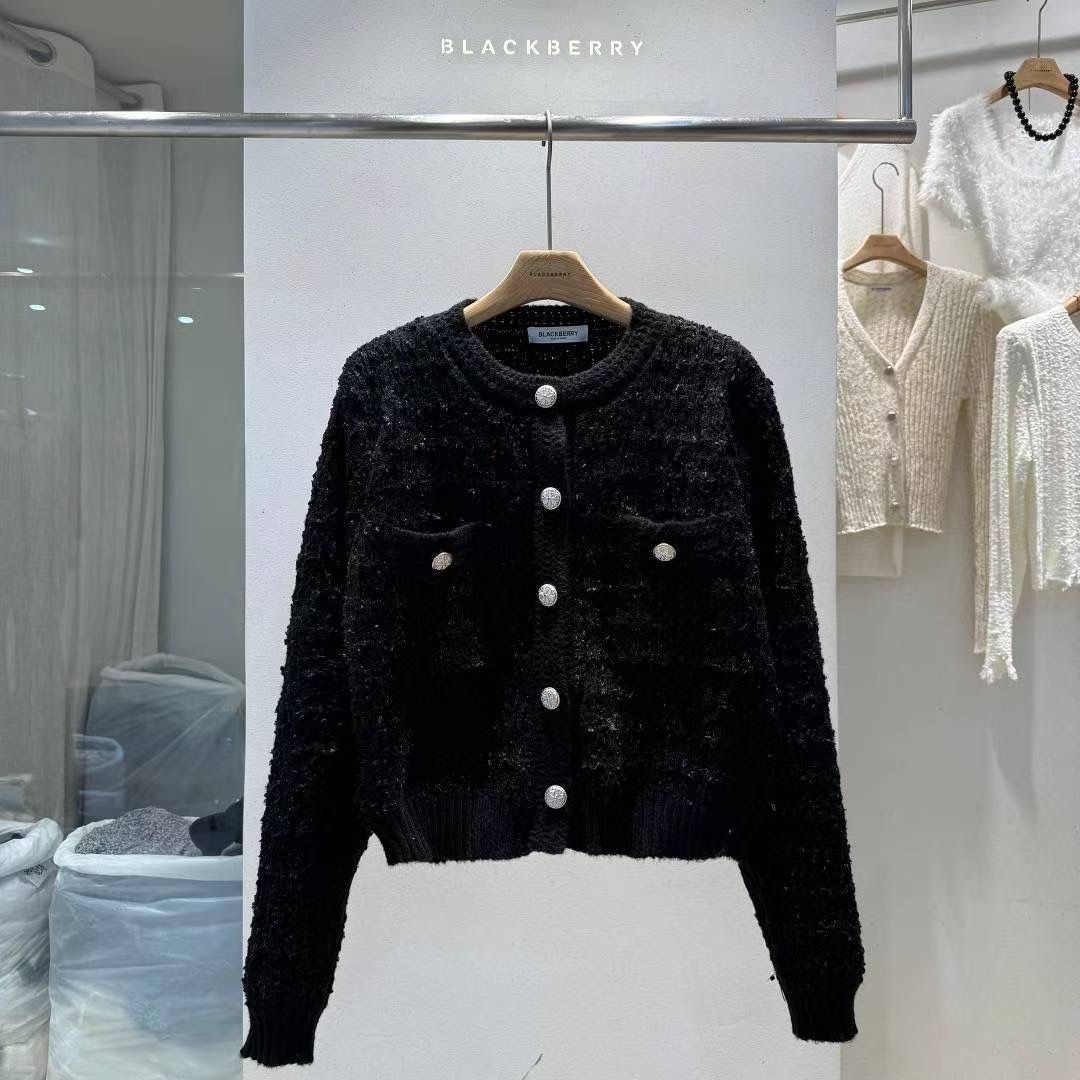 BLACKBERRY東大門㊣實拍女士新品真品25秋冬時尚職業針織衫BLACKBERRY針織衫圖色4