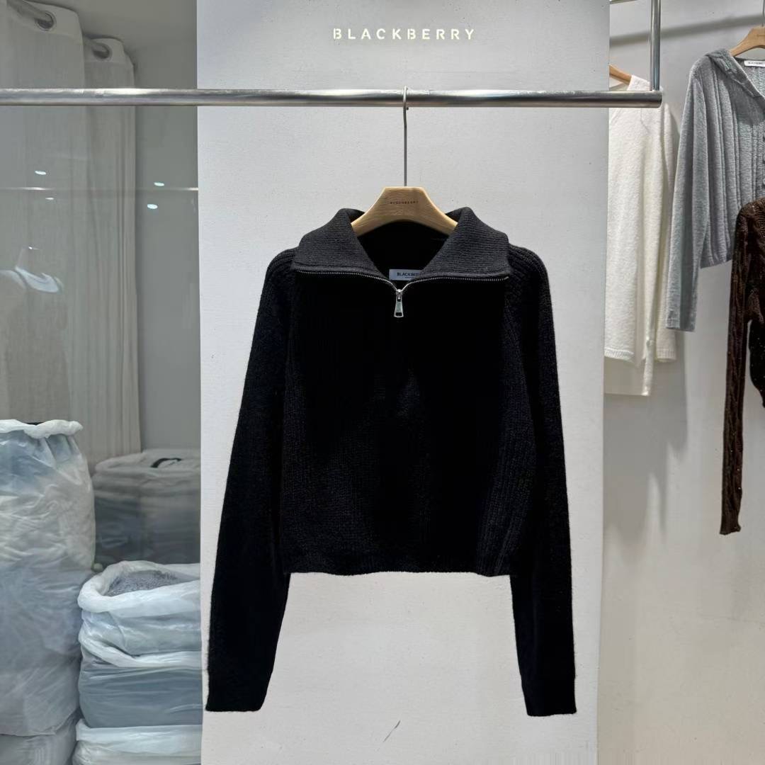 BLACKBERRY韓國代購㊣女裝新款人氣熱賣時尚職業25秋冬針織衫BLACKBERRY針織衫圖色4