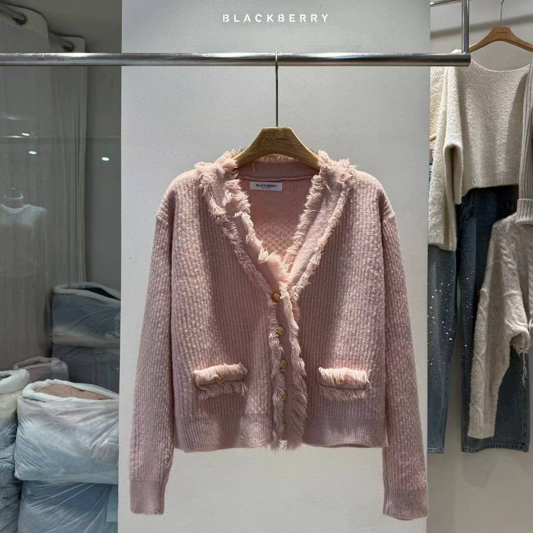 BLACKBERRY東大門㊣實拍女裝新品休閑職業25秋冬時尚針織衫BLACKBERRY針織衫圖色2