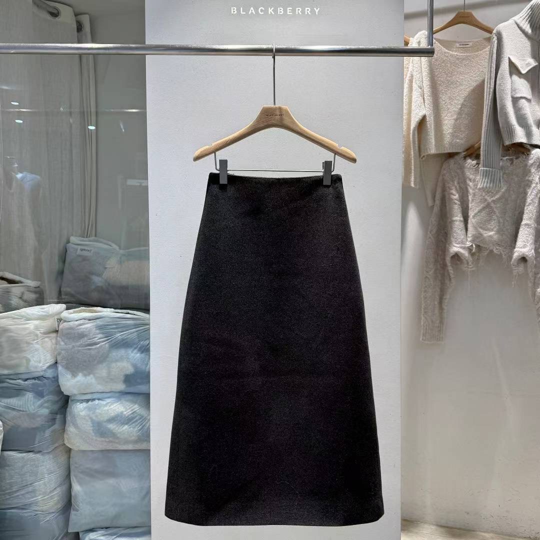 BLACKBERRY東大門㊣實拍女裝新品時尚真品人氣職業25秋冬長裙BLACKBERRY長裙圖色2
