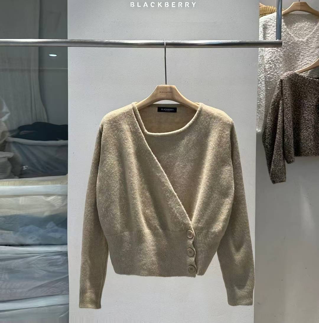 BLACKBERRY東大門㊣直郵女士新品真品人氣25秋冬職業針織衫BLACKBERRY針織衫圖色4