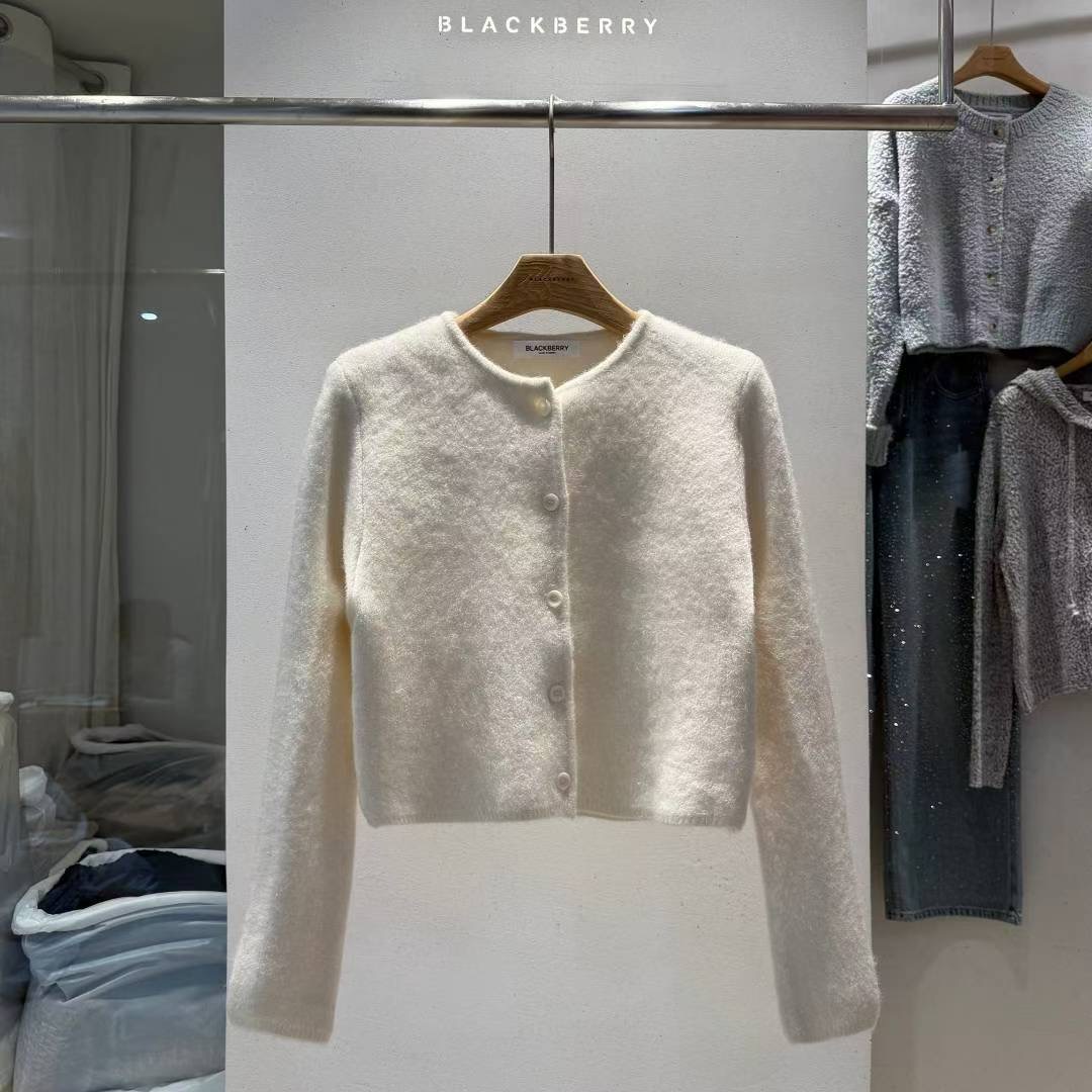 BLACKBERRY東大門㊣直郵女裝新品職業25秋冬真品推薦針織衫BLACKBERRY針織衫圖色1
