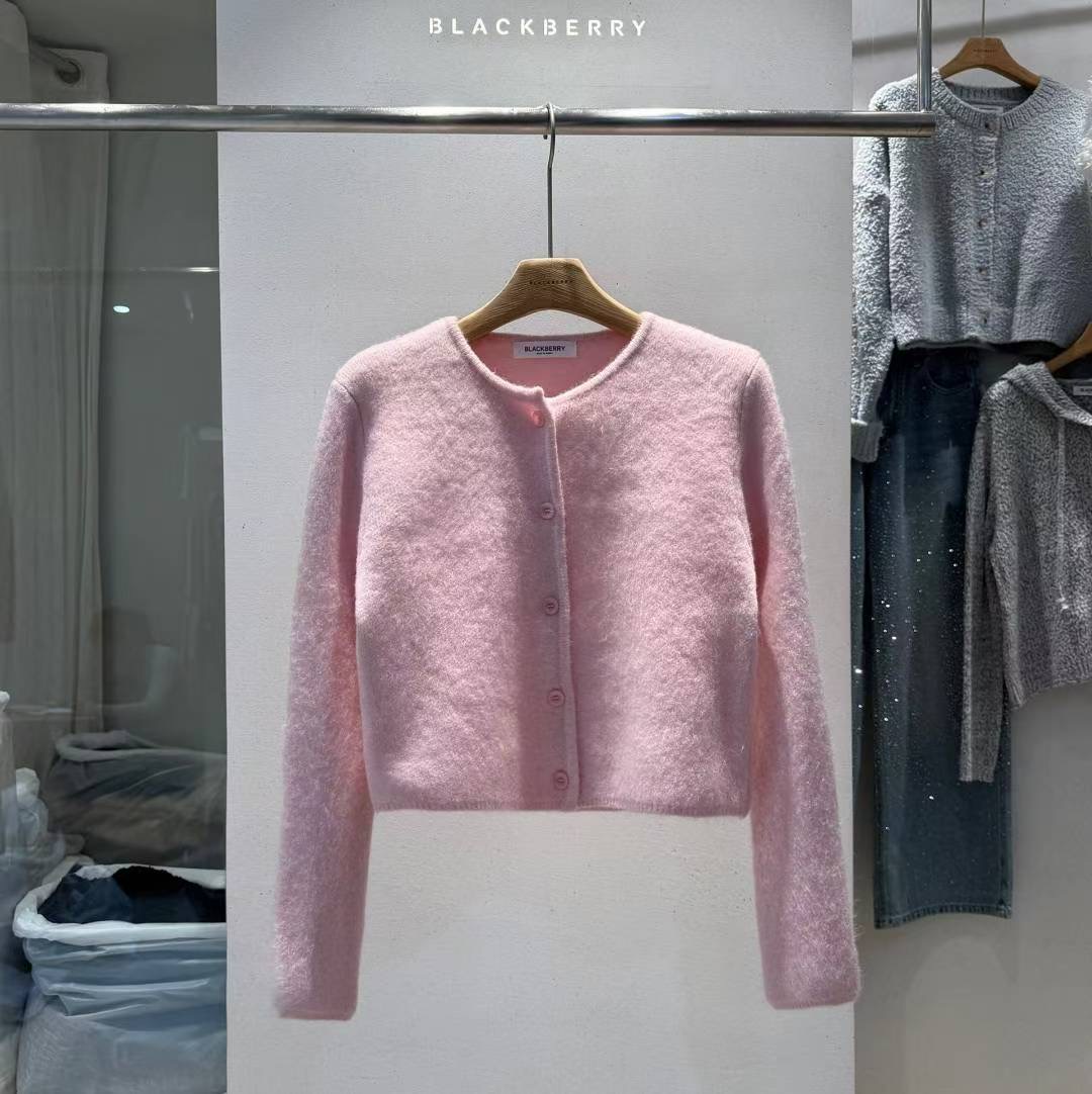 BLACKBERRY東大門㊣直郵女裝新品職業25秋冬真品推薦針織衫BLACKBERRY針織衫圖色2