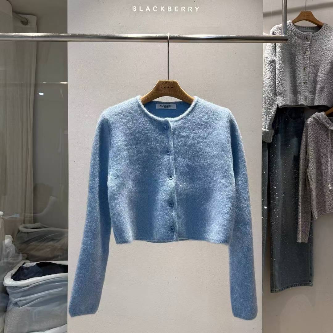 BLACKBERRY東大門㊣直郵女裝新品職業25秋冬真品推薦針織衫BLACKBERRY針織衫圖色3