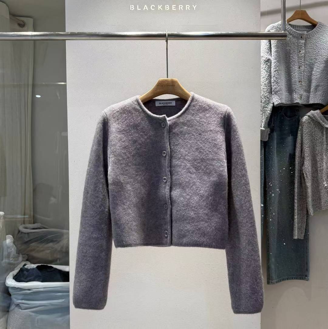 BLACKBERRY東大門㊣直郵女裝新品職業25秋冬真品推薦針織衫BLACKBERRY針織衫圖色4