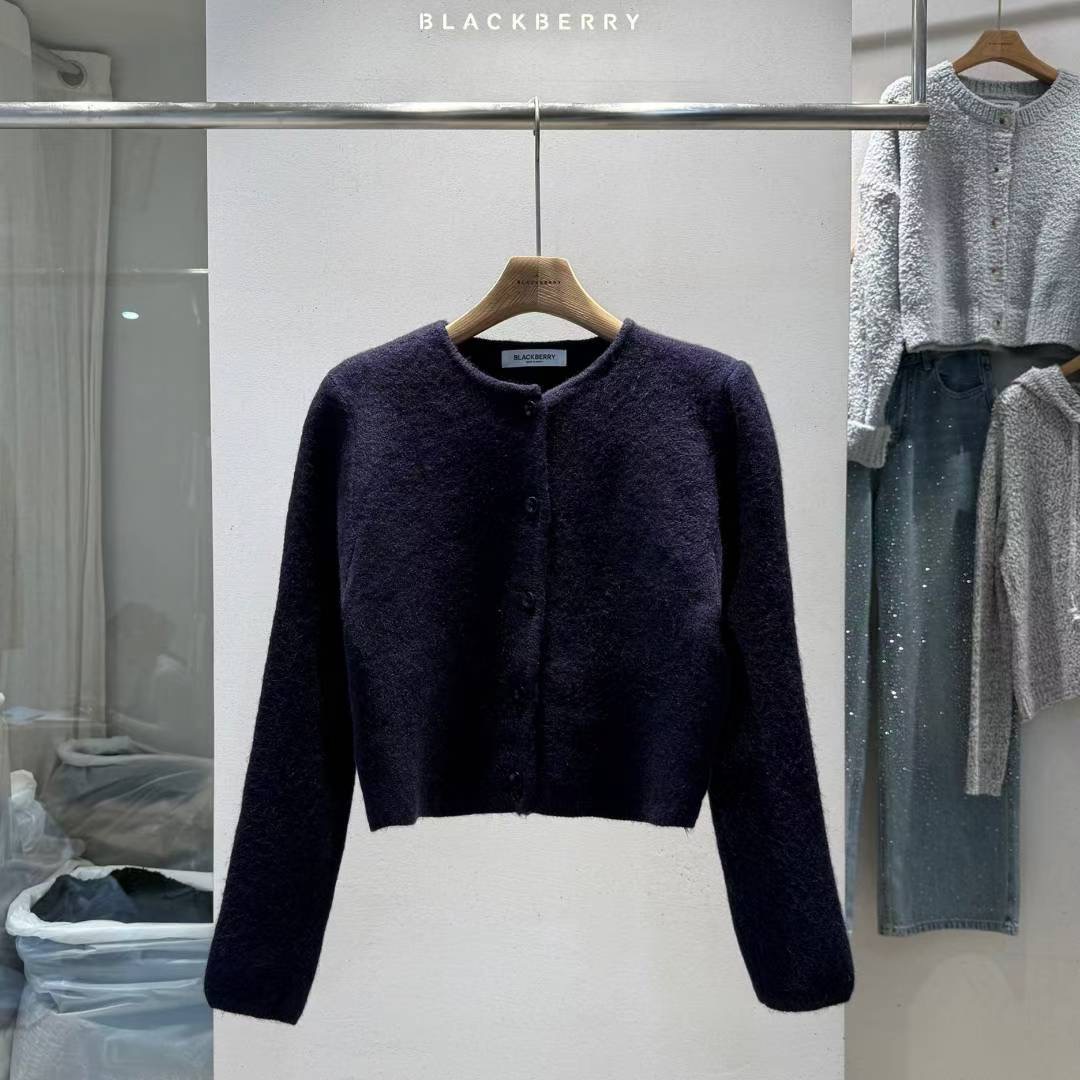 BLACKBERRY東大門㊣直郵女裝新品職業25秋冬真品推薦針織衫BLACKBERRY針織衫圖色5
