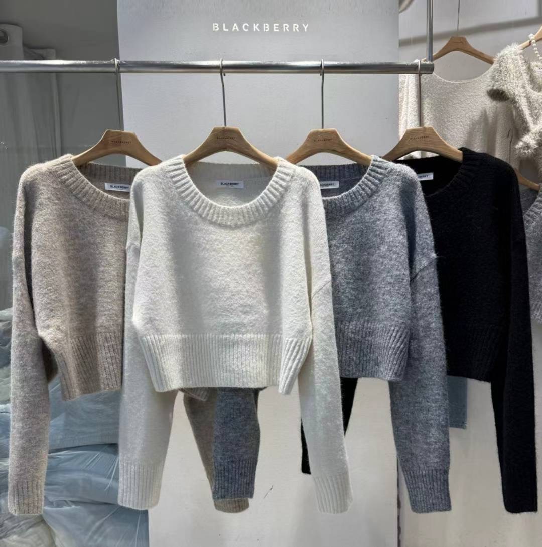 BLACKBERRY東大門㊣代購女裝新品休閑真品推薦職業25秋冬毛衣BLACKBERRY毛衣