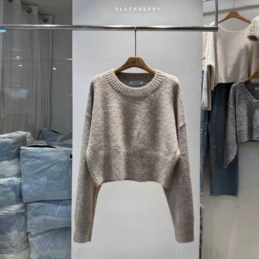 BLACKBERRY東大門㊣代購女裝新品休閑真品推薦職業25秋冬毛衣BLACKBERRY毛衣圖色2