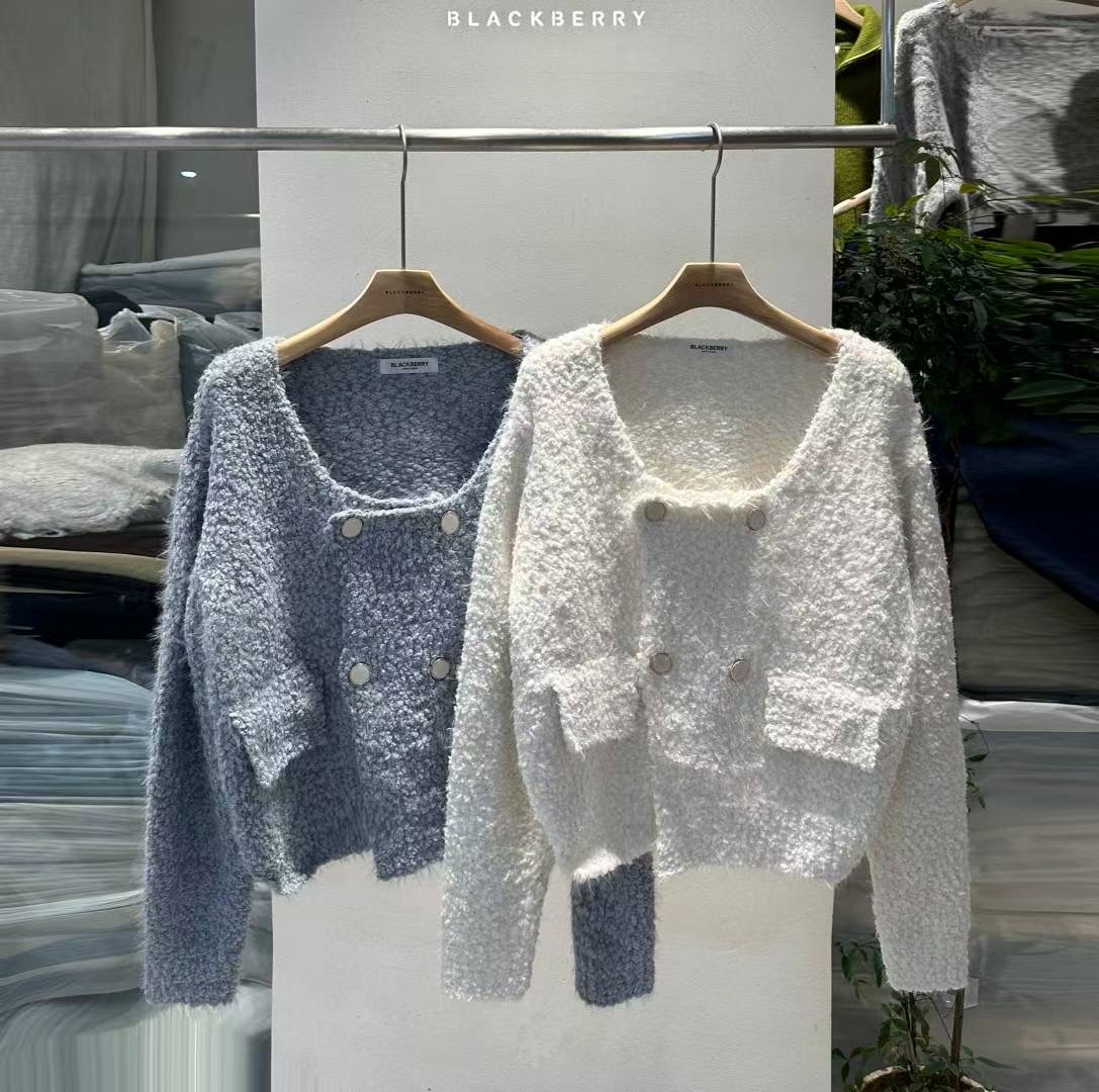BLACKBERRY韓國代購㊣女士新品人氣25秋冬休閑熱賣職業針織衫BLACKBERRY針織衫