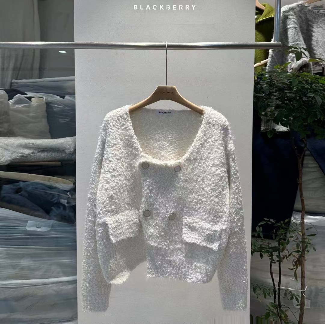 BLACKBERRY韓國代購㊣女士新品人氣25秋冬休閑熱賣職業針織衫BLACKBERRY針織衫圖色1