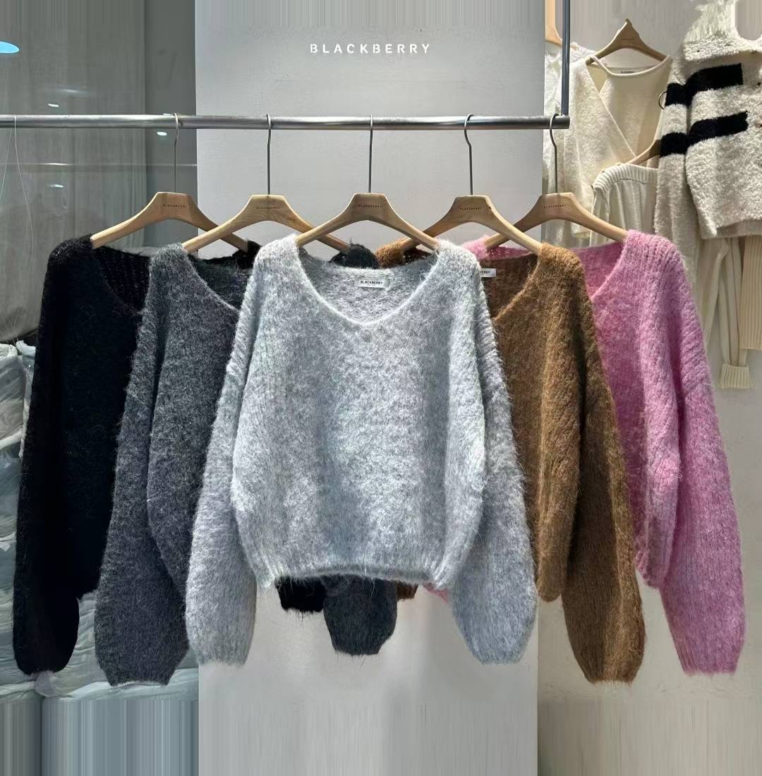 BLACKBERRY東大門㊣代購女士新品人氣休閑職業真品推薦針織衫BLACKBERRY針織衫