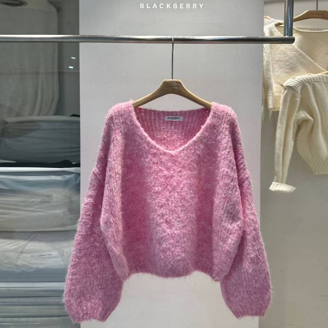 BLACKBERRY東大門㊣代購女士新品人氣休閑職業真品推薦針織衫BLACKBERRY針織衫圖色1