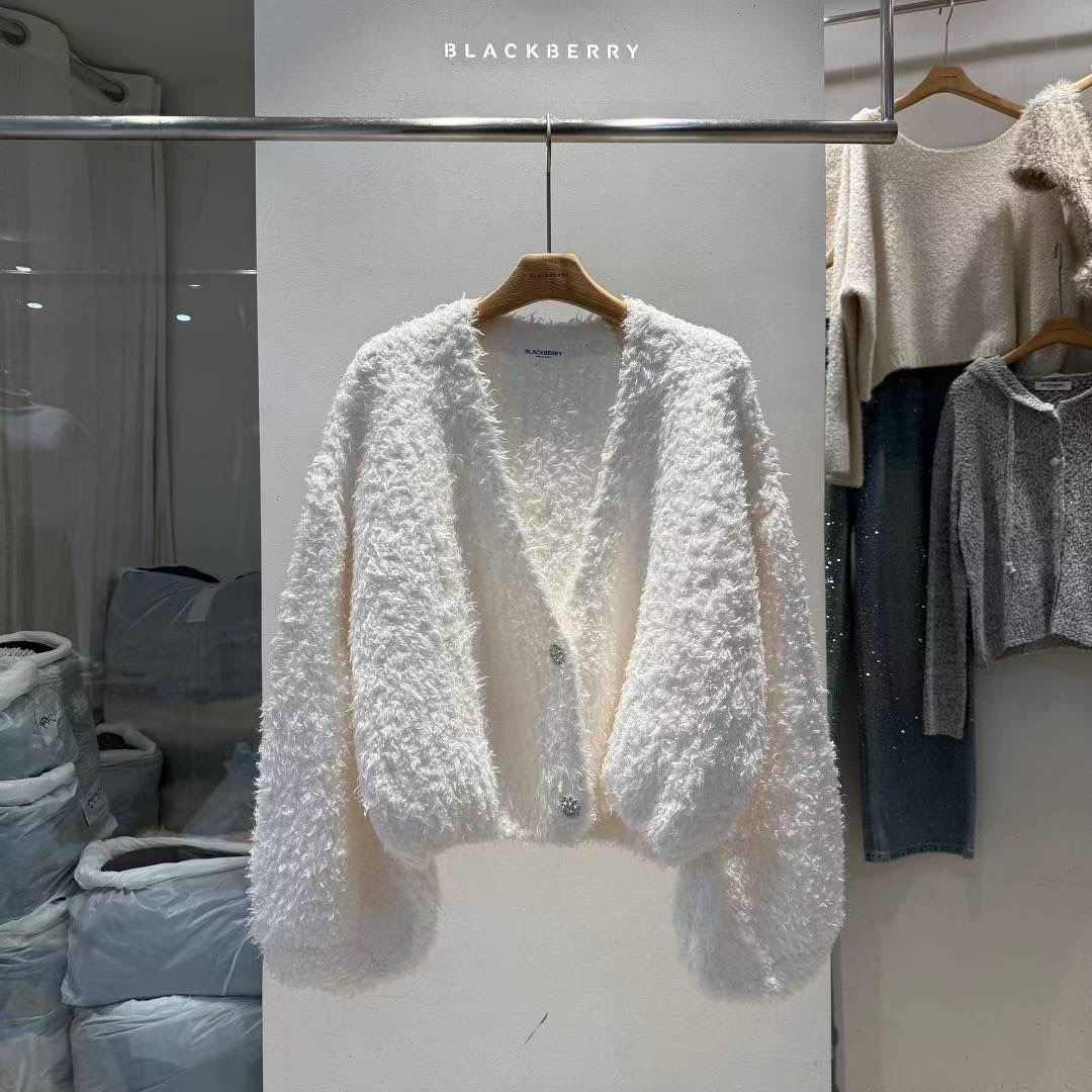 BLACKBERRY韓國代購㊣女裝新品推薦時尚人氣真品25秋冬毛衣BLACKBERRY毛衣圖色1
