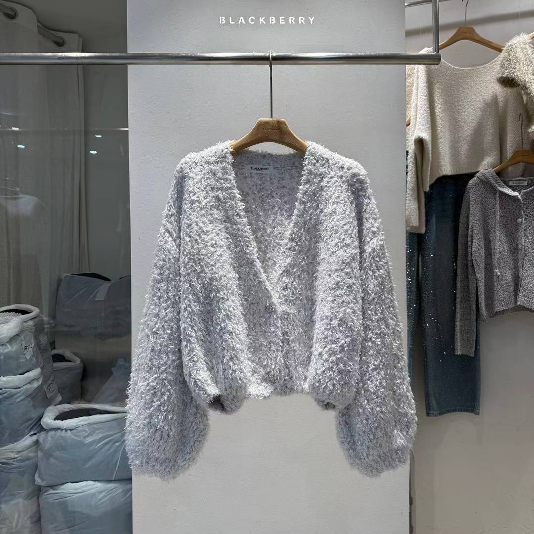 BLACKBERRY韓國代購㊣女裝新品推薦時尚人氣真品25秋冬毛衣BLACKBERRY毛衣圖色2
