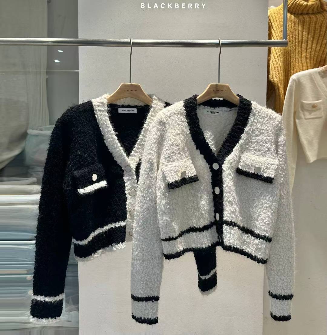 BLACKBERRY韓國直郵㊣女裝新款職業休閑人氣真品時尚針織衫BLACKBERRY針織衫