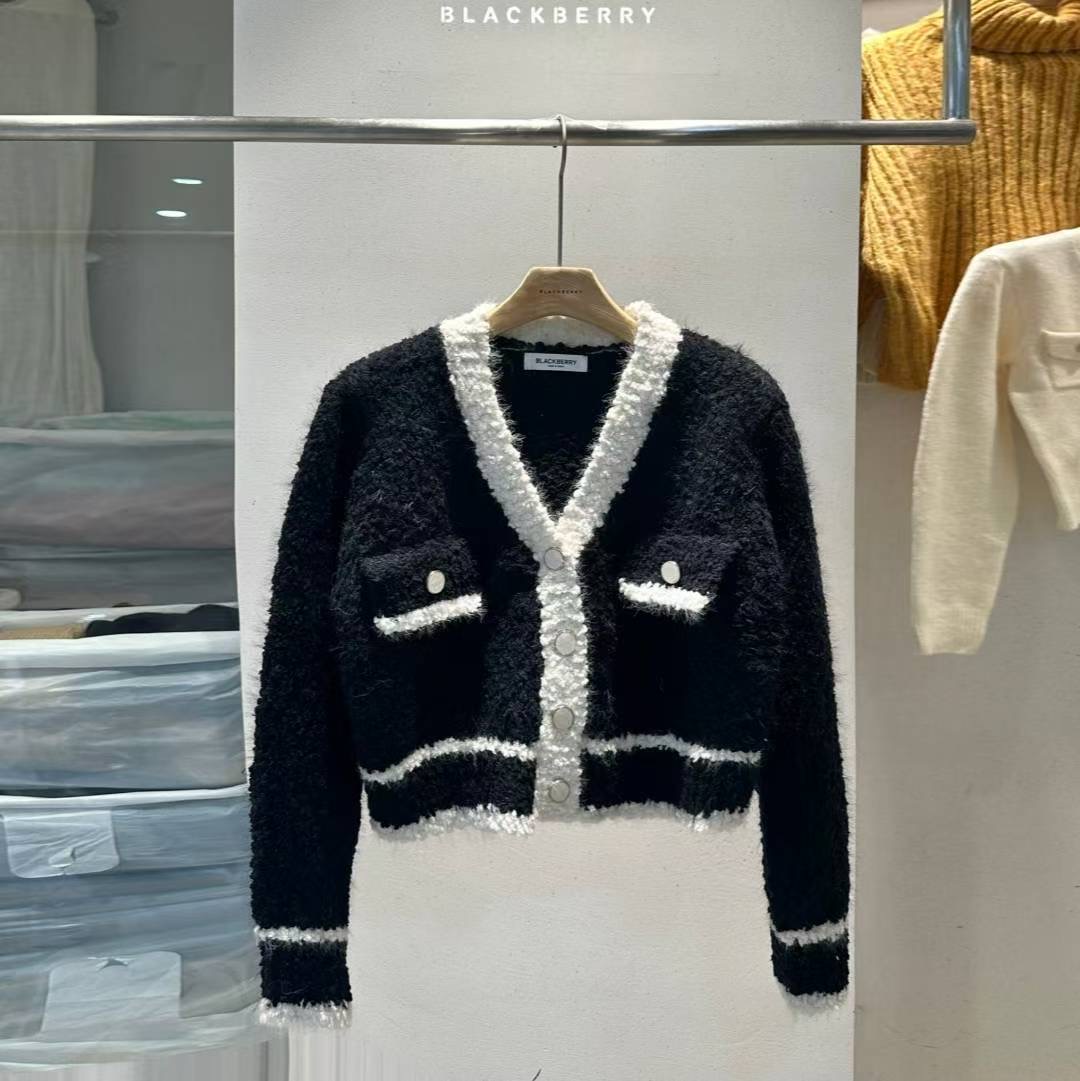 BLACKBERRY韓國直郵㊣女裝新款職業休閑人氣真品時尚針織衫BLACKBERRY針織衫圖色2