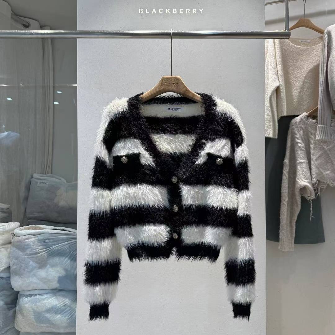 BLACKBERRY韓國直郵㊣女士新款人氣職業時尚真品推薦針織衫BLACKBERRY針織衫圖色2