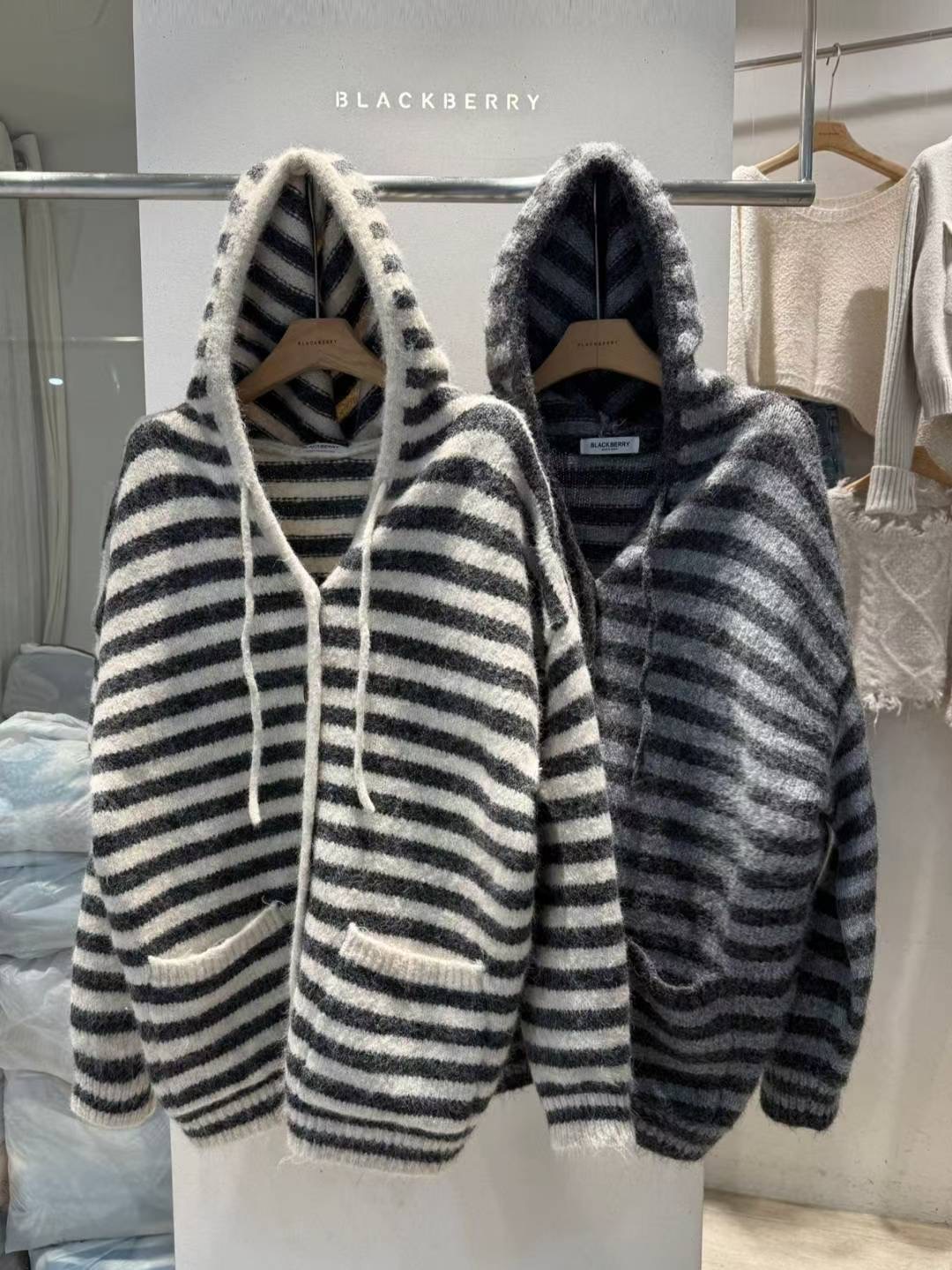 BLACKBERRY韓國直郵㊣女士新款推薦時尚休閑人氣真品職業毛衣BLACKBERRY毛衣