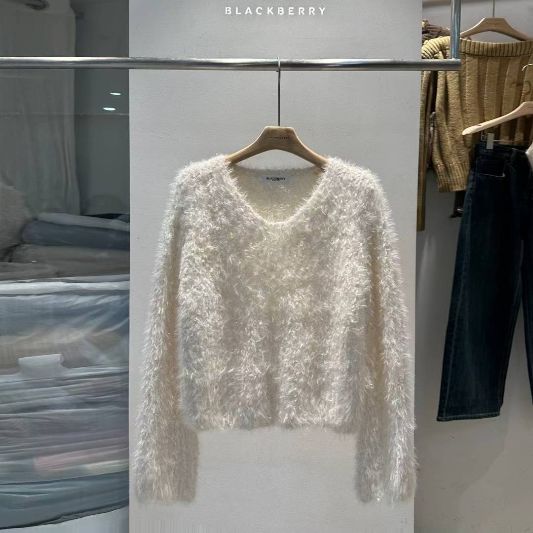 BLACKBERRY東大門㊣直郵女裝新品人氣休閑熱賣推薦時尚針織衫BLACKBERRY針織衫圖色1