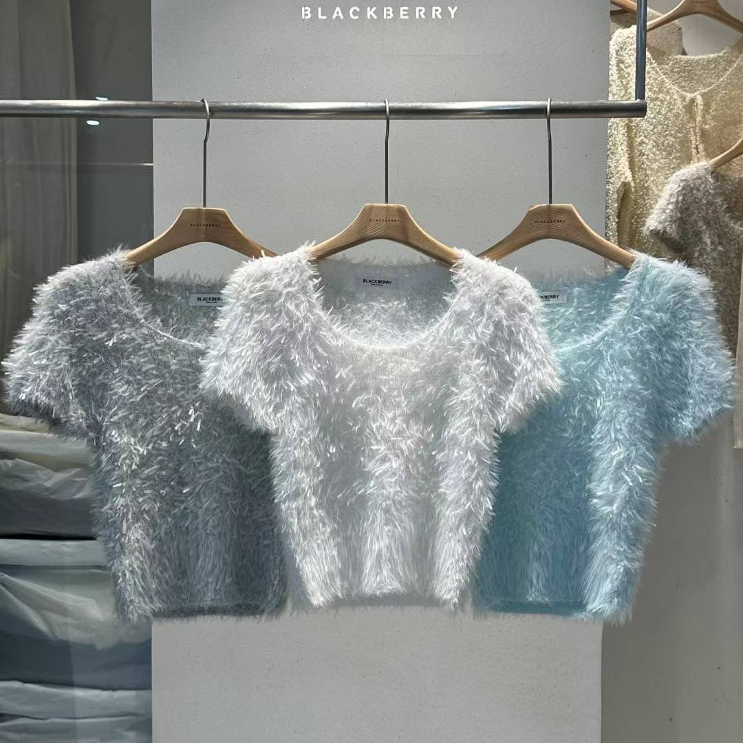 BLACKBERRY東大門㊣直郵女裝新款人氣25秋冬推薦熱賣針織衫BLACKBERRY針織衫