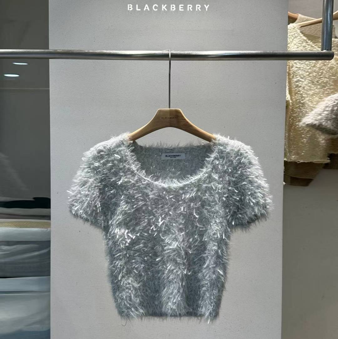 BLACKBERRY東大門㊣直郵女裝新款人氣25秋冬推薦熱賣針織衫BLACKBERRY針織衫圖色3