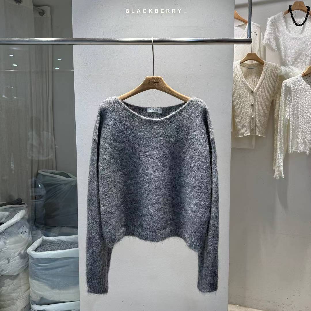 BLACKBERRY韓國代購㊣女士新品熱賣人氣時尚真品25秋冬針織衫BLACKBERRY針織衫圖色3