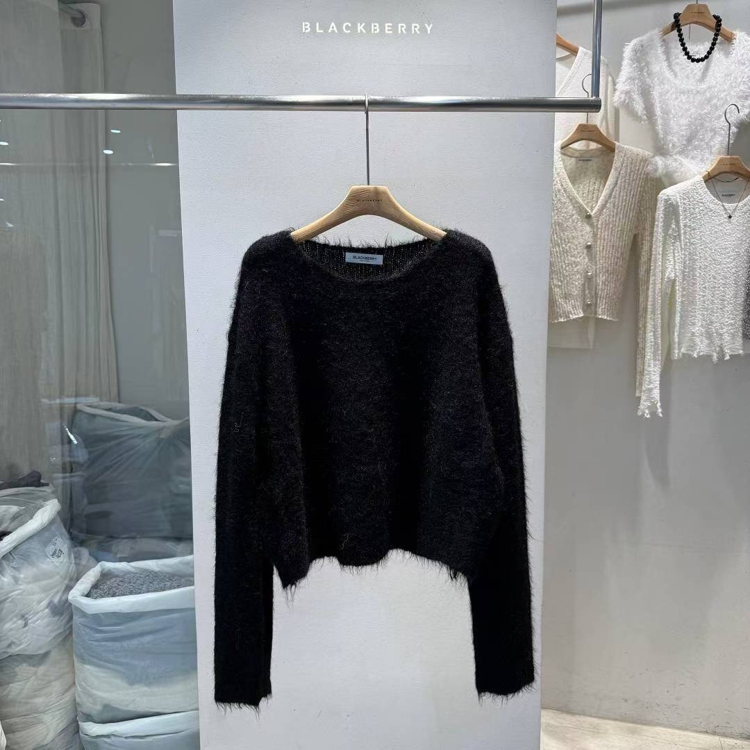 BLACKBERRY韓國代購㊣女士新品熱賣人氣時尚真品25秋冬針織衫BLACKBERRY針織衫圖色4