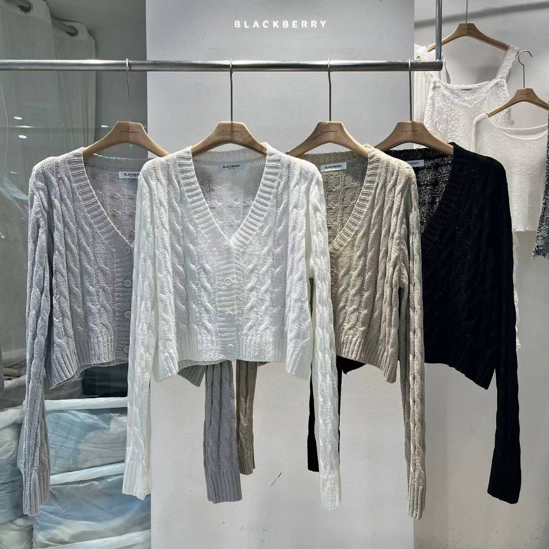 BLACKBERRY韓國代購㊣女士新款職業時尚人氣25秋冬熱賣毛衣BLACKBERRY毛衣