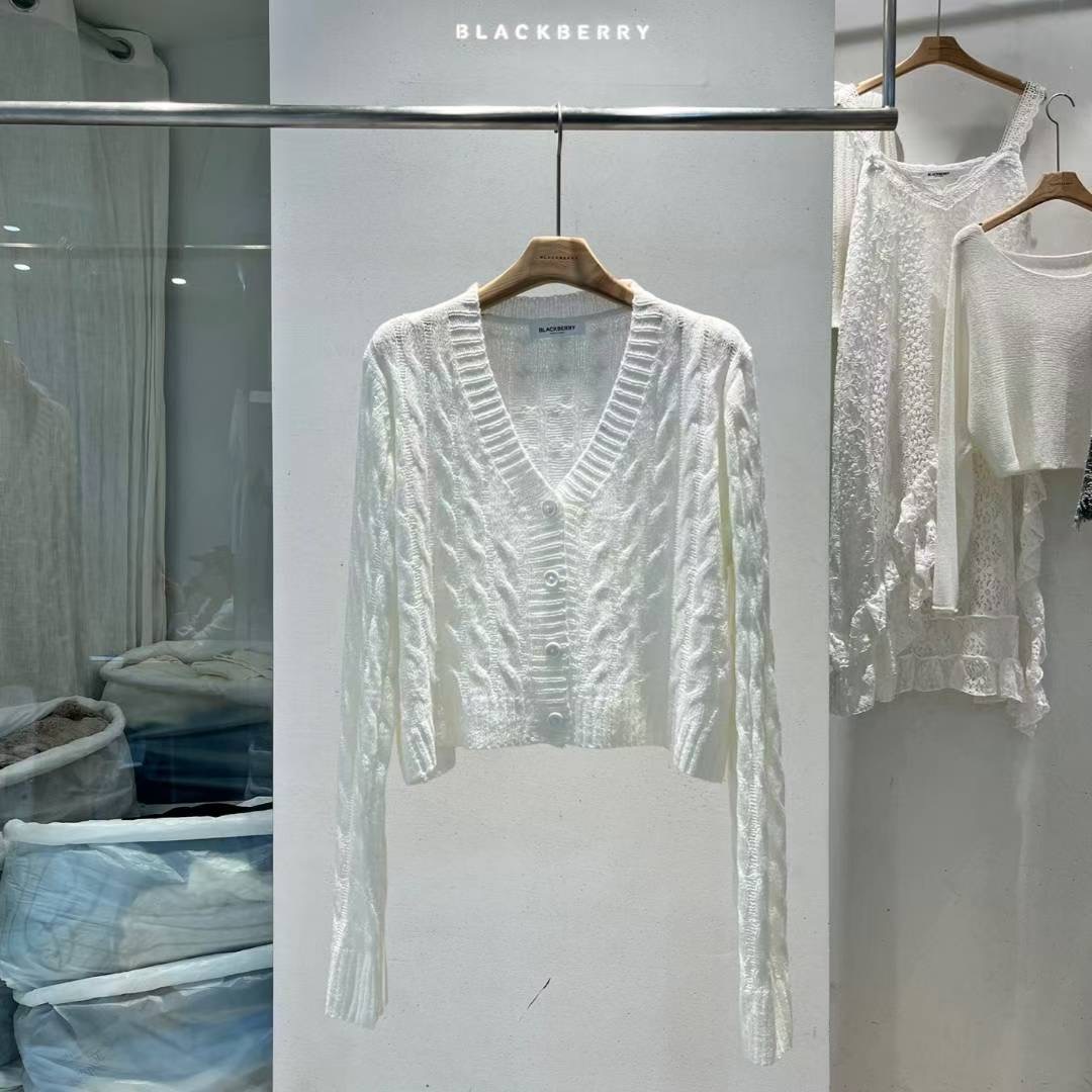 BLACKBERRY韓國代購㊣女士新款職業時尚人氣25秋冬熱賣毛衣BLACKBERRY毛衣圖色1
