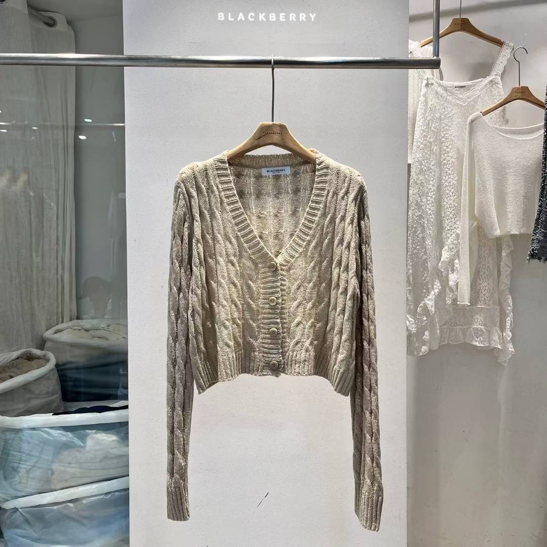 BLACKBERRY韓國代購㊣女士新款職業時尚人氣25秋冬熱賣毛衣BLACKBERRY毛衣圖色3