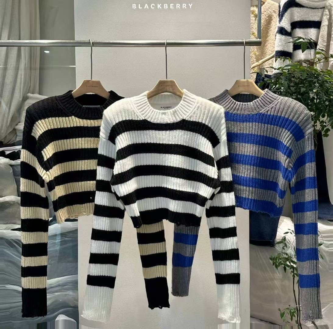 BLACKBERRY東大門㊣實拍女士新款職業真品休閑熱賣推薦毛衣BLACKBERRY毛衣