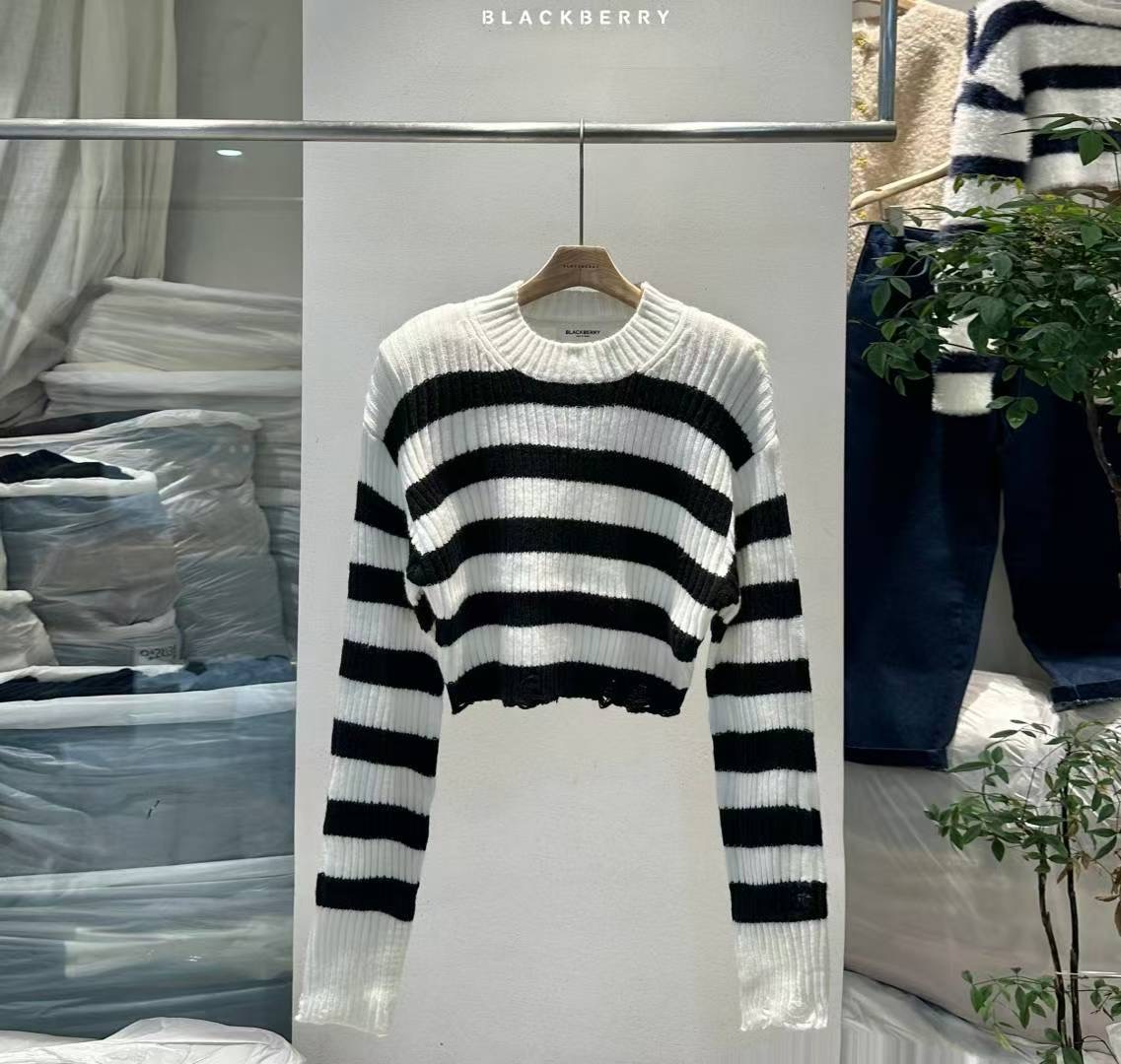 BLACKBERRY東大門㊣實拍女士新款職業真品休閑熱賣推薦毛衣BLACKBERRY毛衣圖色1