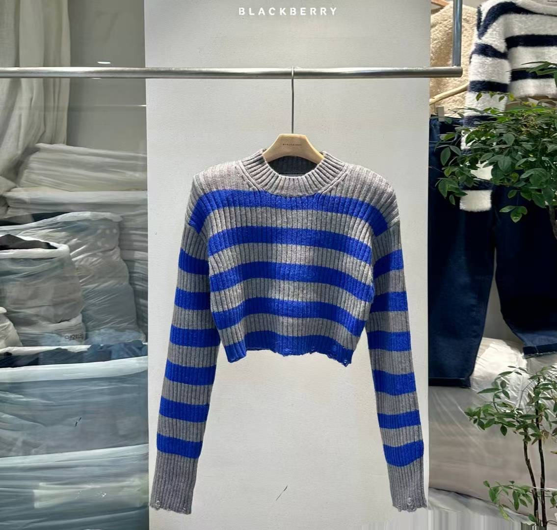 BLACKBERRY東大門㊣實拍女士新款職業真品休閑熱賣推薦毛衣BLACKBERRY毛衣圖色2