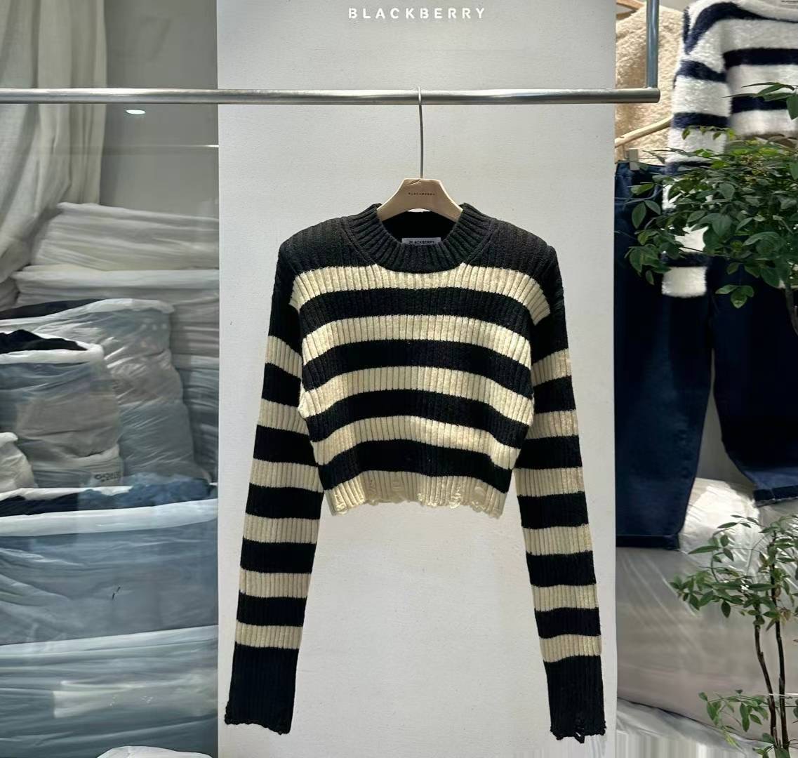 BLACKBERRY東大門㊣實拍女士新款職業真品休閑熱賣推薦毛衣BLACKBERRY毛衣圖色3