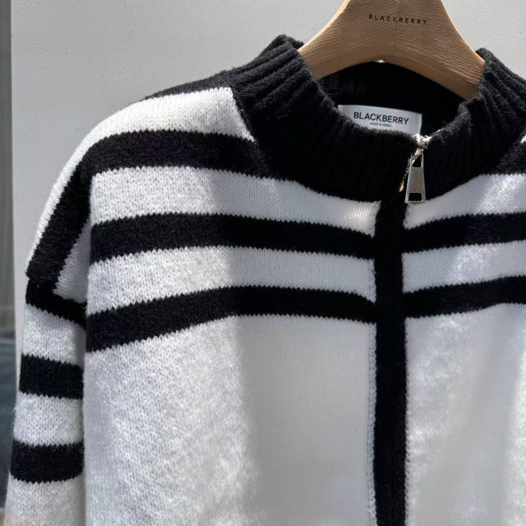 BLACKBERRY韓國直郵㊣女士新品人氣時尚休閑25秋冬真品針織衫BLACKBERRY針織衫