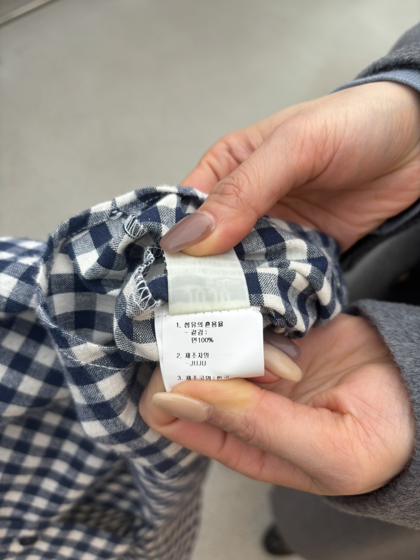 JUJU韓國直郵㊣女裝新款職業推薦時尚25秋冬襯衫蕾絲衫格子JUJU襯衫/蕾絲衫