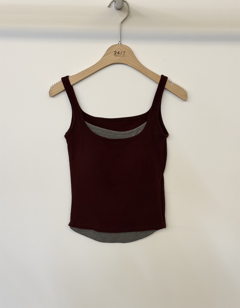 TWENTY FOUR SEVEN24-7東大門㊣代購女裝新款熱賣吊帶背心TEWNTY FOUR SEVEN24-7吊帶/背心圖色3