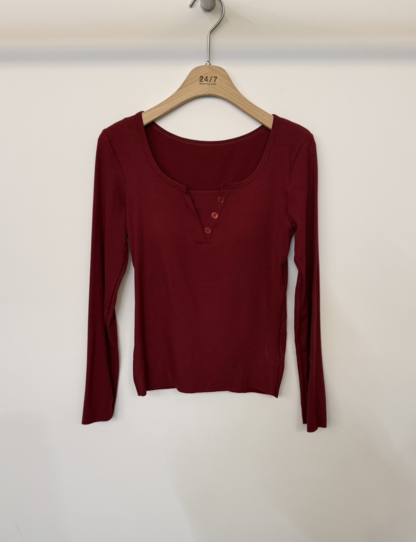 TWENTY FOUR SEVEN24-7韓國直郵㊣女士新款休閑人氣長袖T恤TEWNTY FOUR SEVEN24-7長袖T恤圖色2