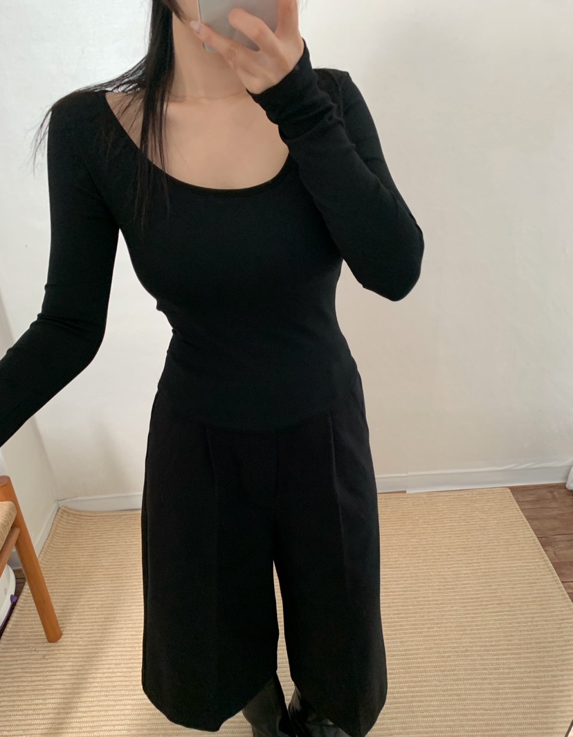 TWENTY FOUR SEVEN24-7東大門㊣代購女士新品職業長袖T恤TEWNTY FOUR SEVEN24-7長袖T恤