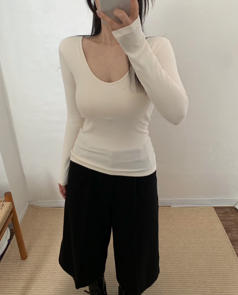 TWENTY FOUR SEVEN24-7韓國直郵㊣女士新款休閑時尚長袖T恤TEWNTY FOUR SEVEN24-7長袖T恤