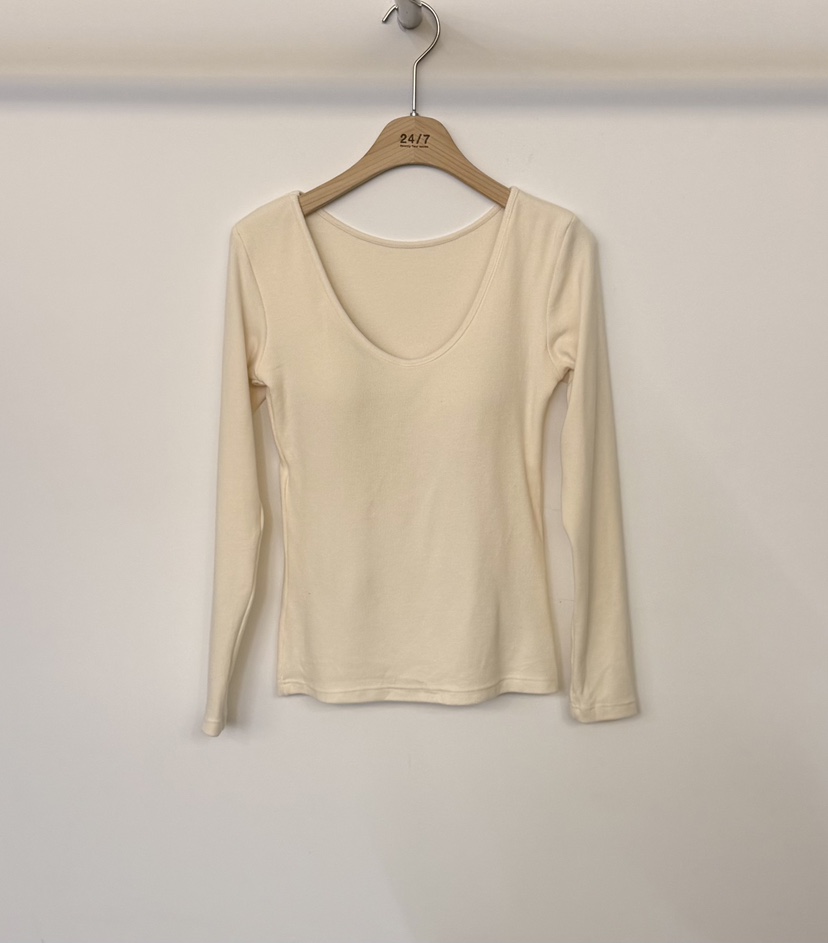 TWENTY FOUR SEVEN24-7韓國直郵㊣女士新款休閑時尚長袖T恤TEWNTY FOUR SEVEN24-7長袖T恤圖色1