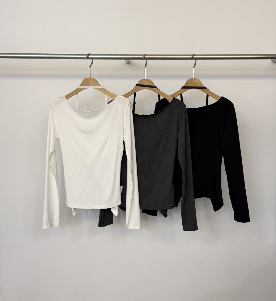 TWENTY FOUR SEVEN24-7東大門㊣直郵女裝新款職業長袖T恤假兩件TEWNTY FOUR SEVEN24-7長袖T恤