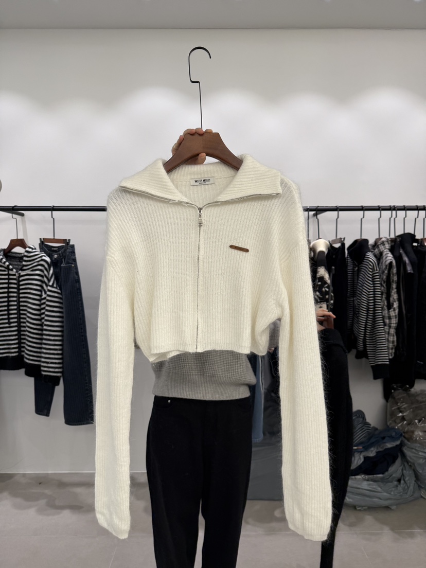 WATERMELON韓國代購㊣女裝新款熱賣推薦真品人氣針織衫安哥拉WATER MELON針織衫圖色1