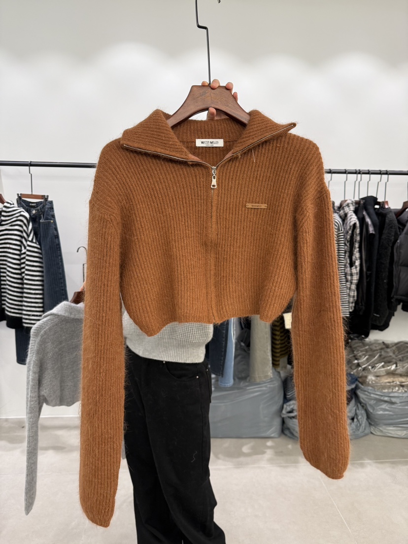 WATERMELON韓國代購㊣女裝新款熱賣推薦真品人氣針織衫安哥拉WATER MELON針織衫圖色3