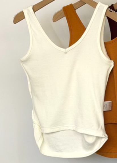 TWENTY FOUR SEVEN24-7東大門㊣實拍女士新款人氣吊帶背心V領褶皺TEWNTY FOUR SEVEN24-7吊帶/背心圖色6